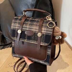 Sac à Dos Femme Tartan Britannique