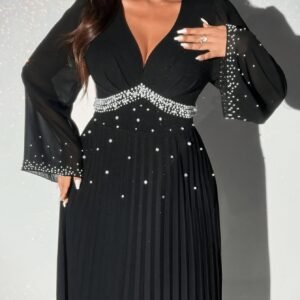 Robe de Soirée Élégante pour Femmes Grande Taille