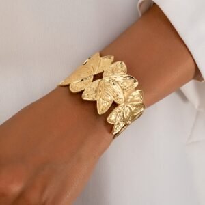Bracelet papillon doré pour femme