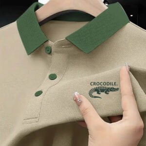 T-shirt chic de marque crocodile pour homme