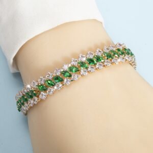 Bracelet Femme Luxe à Fermoir Carré