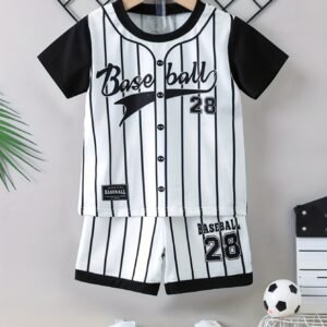 Ensemble Sportif 2 Pièces à Manches Courtes pour Garçons