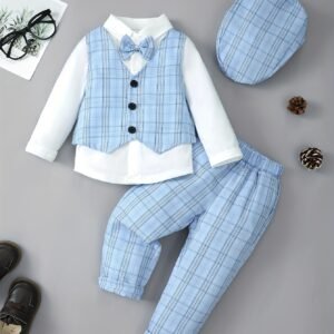 Ensemble formels bleu ciel pour garçons