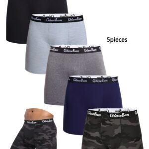 5 pièces Boxers Mi-Longs pour Hommes