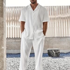 Ensemble deux pièces d'été décontracté pour hommes