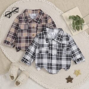 Ensemble de chemises rayées pour garçons âgés 4-7 ans