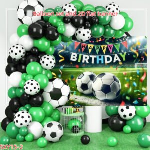 96 pièces avec Arche de Ballons et Bannière Plate 2D,