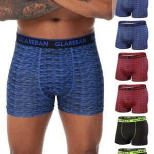 Pack de 6 Boxers Homme - Style Moderne, Sous-vêtements de Marque, Slips Sportifs