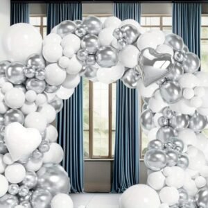 Ensemble de ballons 151 pièces sur le thème des cœurs d'amour