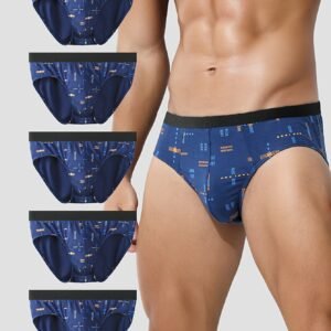 5 Slips en Coton pour Hommes