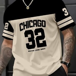 T-shirt Homme Chicago N°32 Graphique