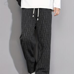 Pantalon Cargo en Velours Côtelé | Taille Moyenne, Cordon de Serrage