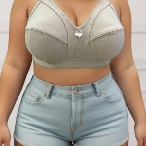 Lot de 3 soutiens-gorge femme grande taille à bretelles larges