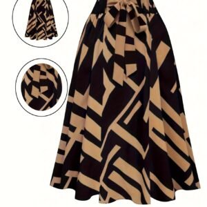 Jupe A-Line Élégante et Polyvalente pour Femme - Style Décontracté Tendance