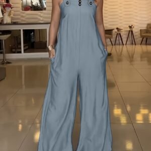 Nouveau combinaison décontractée et confortable à manches spaghetti