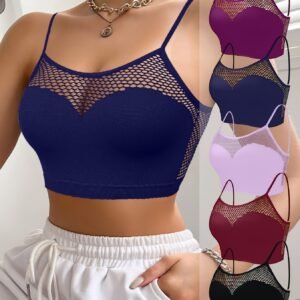 Lot de 5 Soutien-gorge de sport sans fil pour femme