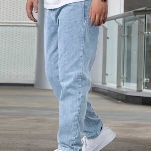 Gengyuan'S - Pantalon en jean extensible décontracté pour hommes