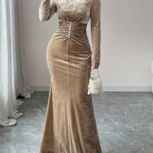 Robe Élégante et romantique en velour