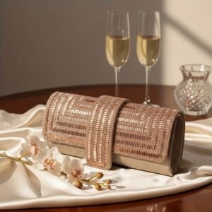Élégantes pochettes de soirée pour femmes avec paillettes scintillantes