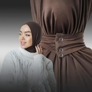 Foulard de Sport Femme Séchage Rapide, Pratique avec Attache et Bouton - Hijab de Sport