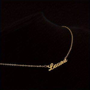 Collier Personnalisé Créatif et Minimaliste en Acier Inoxydable