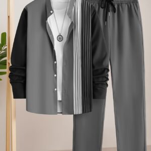 Ensemble 2 pièces Jogger avec Cordon pour Homme Automne/Hiver 2025