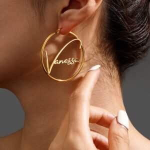 Boucles d'oreilles en acier inoxydable personnalisés