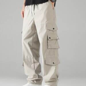 Pantalon cargo décontracté pour homme - Multi-poches