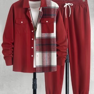 2 pièces Ensemble Costume Homme Décontracté