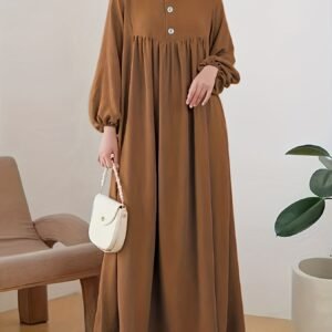 Nouvelle Robe Longue Musulmane pour Femmes 2025