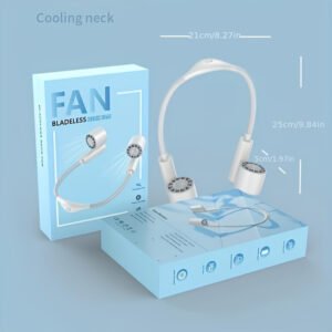 Ventilateur de cou portable réglable et silencieux - Nouvelle génération