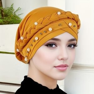 Bonnet turban élastique pour femmes - Cache-col couvrant - Sous-hijab