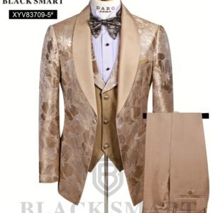 Ensemble de costume trois pièces pour banquet de mariage homme