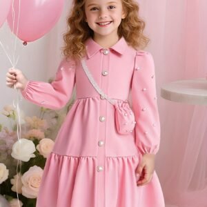 Robe décontractée tendance automne-hiver pour filles | Convient aux 3-7 ans
