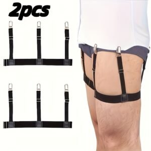 2 pcs. Attaches ajustables pour chemise homme