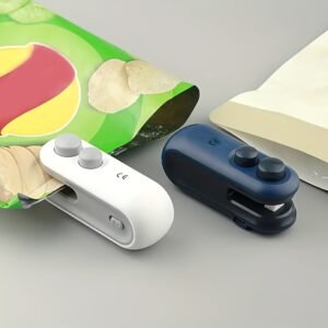 Un scelleur de sacs à collation compact et facile à utiliser rechargeable