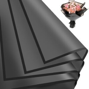 Papiers d'Emballage Fleurs 5/10/20 Feuilles - Papier Cadeau Floral Imperméable pour DIY, Fournitures de Fleuriste pour Mariage, Anniversaire et Cadeaux