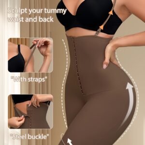 Shorts de Maintien Ventre avec Bretelles Larges et Amovibles