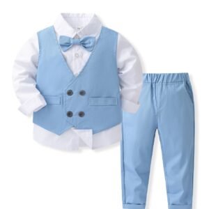 Ensemble Veston et Pantalon de Garçon d'Honneur pour Mariage - 2 Pièces