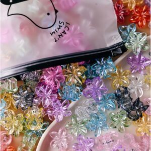 36 pièces de Barrettes Mini Fleurs Pailletées Transparentes pour Femmes - Vintage et Multicolores, Petites Épingles à Cheveux pour Tresses, Queues de Cheval, Chignons, Quotidien, Fêtes, Mariages - Idée Cadeau