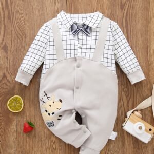 Body gentleman pour bébé garçon à manches longues