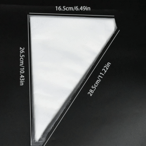 Sacs à poche jetables 100 pièces pour pâtisserie, accessoires décoration gâteaux - embouts à douille, buses pour crème et glaçage, sacs triangulaires pour pâtisserie, essentiels de cuisine