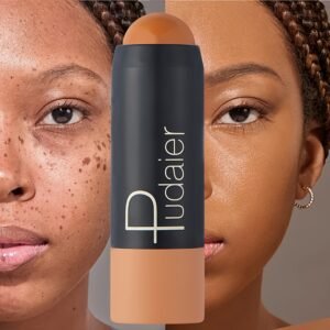 Stick de Fond de Teint Imperméable, Stick Correcteur, Couvrance Longue Durée, Résistant à l'Eau et à la Transpiration, Adapté pour Divers Maquillages Quotidiens