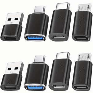 Lot de 8 adaptateurs USB-C vers USB, convertisseur de chargeur Type-C femelle vers A mâle, USB-C mâle vers USB 3.0 femelle, adaptateur Micro USB vers USB-C pour charge rapide et transfert de données, convertisseur Type-C mâle vers USB 3.0 femelle OTG, Adaptateur Usb, Chargeur Usb, Adaptateur Téléphone, Prise Usb, Ralonge Usb Vers Usb, Embout Chargeur, Adaptateur Usb C, Adaptateur Usbc Usb, Adaptateur Prise Usb, Adaptateur Usb C Vers Usb